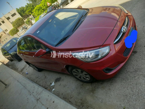 Hyundai Accent RB 2015 Red Automatic Used for Sale in Greater Cairo ( Cairo + Giza) - 8