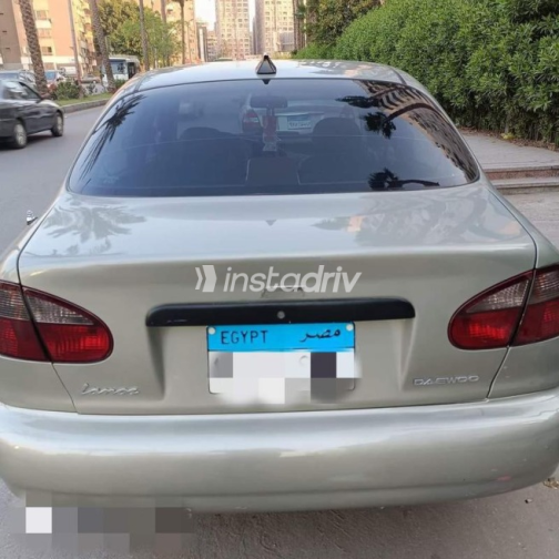 دايو لانوس 2000 فضي أوتوماتيك مستعملة للبيع في القاهرة - 1