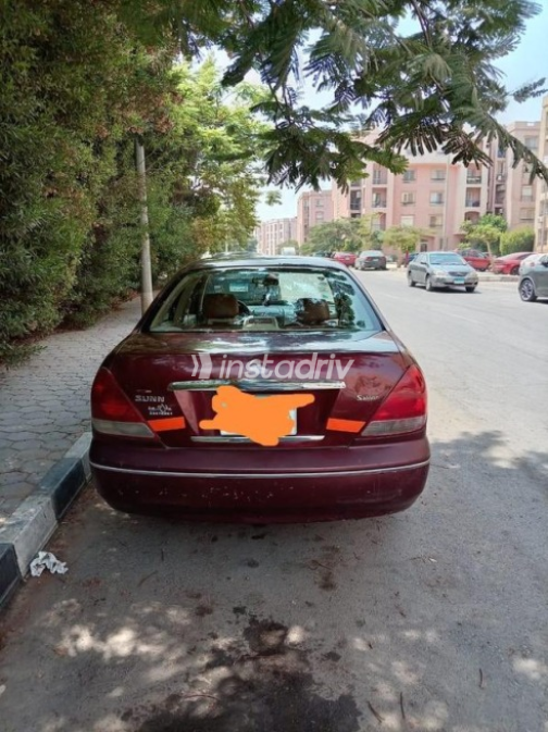 Nissan Sunny 2009 Dark Red Automatic Used for Sale in Shobra - 6
