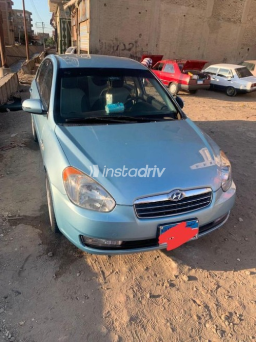 Hyundai Accent 2007 Cyan Automatic Used for Sale in Mansoura - 4