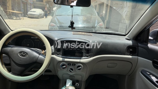 Hyundai Accent 2007 Cyan Automatic Used for Sale in Mansoura - 9
