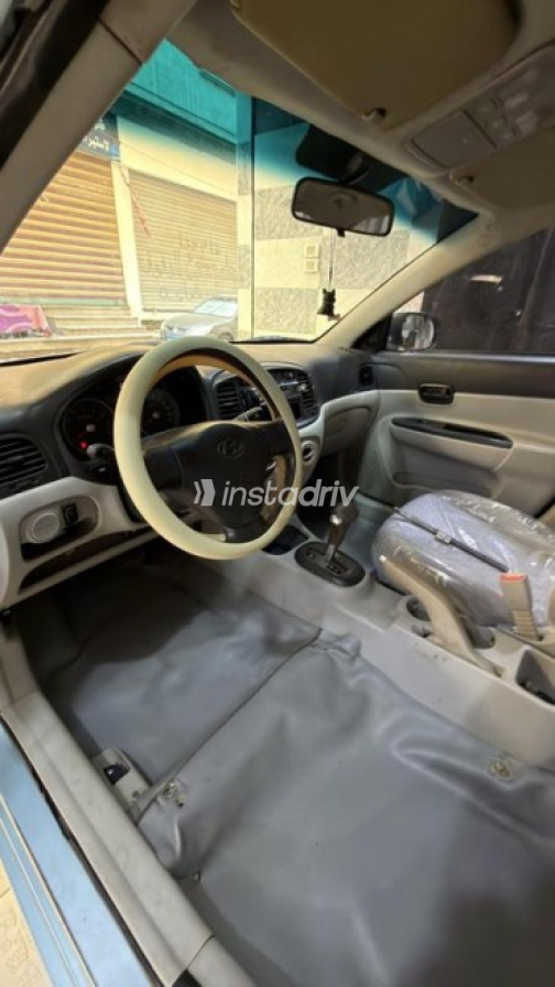 Hyundai Accent 2007 Cyan Automatic Used for Sale in Mansoura - 10