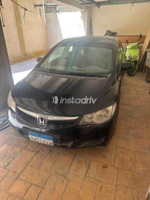 Honda Civic 2007 Black Automatic Used for Sale in Cairo - 2