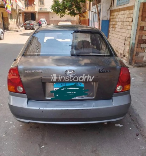 Hyundai Verna 2010 Dark Gray Automatic Used for Sale in Cairo - 3
