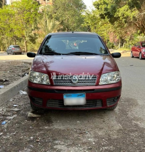 فيات بونتو 2009 أحمر غامق أوتوماتيك مستعملة للبيع في المعادى - 4