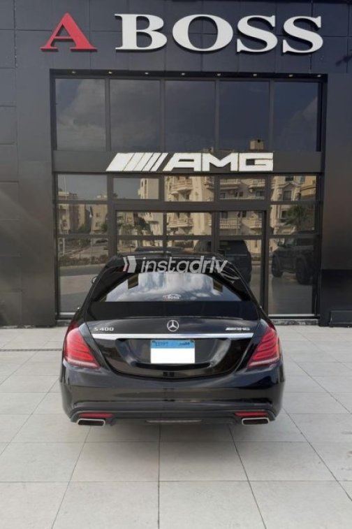 مرسيدس S 400 2017 أسود أوتوماتيك مستعملة للبيع في مدينة الشيخ زايد - 6