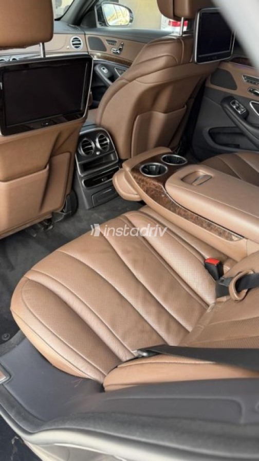 مرسيدس S 400 2017 أسود أوتوماتيك مستعملة للبيع في مدينة الشيخ زايد - 7