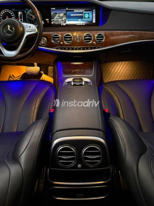 Mercedes S 450 2019 White Automatic Used for Sale in Cairo - 7