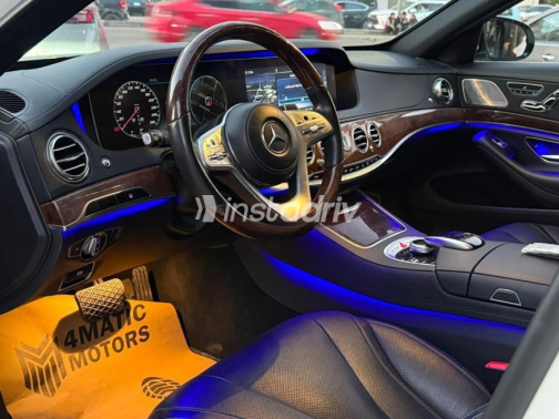 Mercedes S 450 2019 White Automatic Used for Sale in Cairo - 9