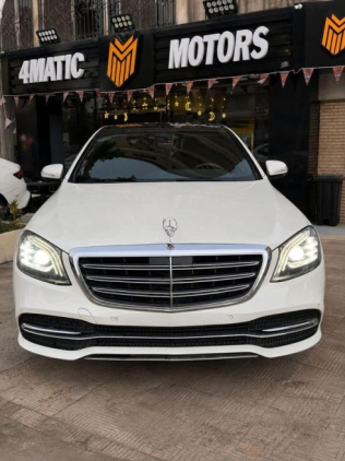 مرسيدس S 450 2019 أبيض أوتوماتيك مستعملة للبيع في القاهرة
