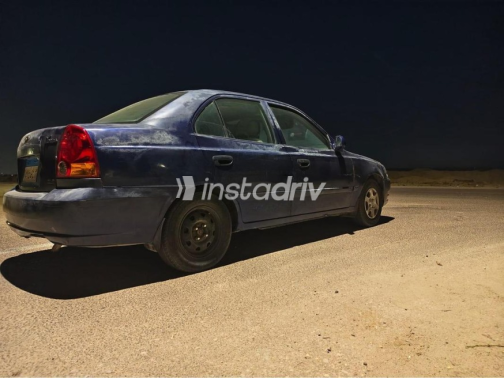 Hyundai Verna 2006 Dark Blue Automatic Used for Sale in Sadat City - 3