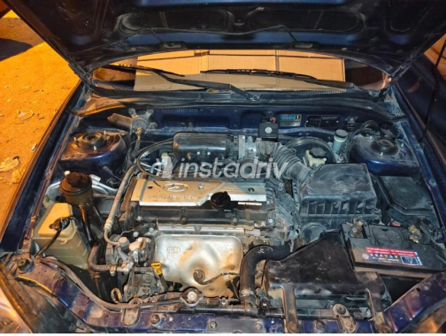 Hyundai Verna 2006 Dark Blue Automatic Used for Sale in Sadat City - 5