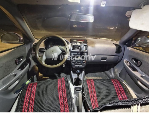 Hyundai Verna 2006 Dark Blue Automatic Used for Sale in Sadat City - 7