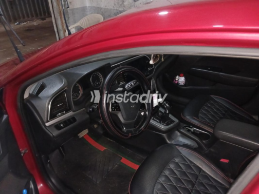 Hyundai Elantra AD 2018 Red Automatic Used for Sale in Cairo - 3