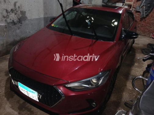 Hyundai Elantra AD 2018 Red Automatic Used for Sale in Cairo - 7