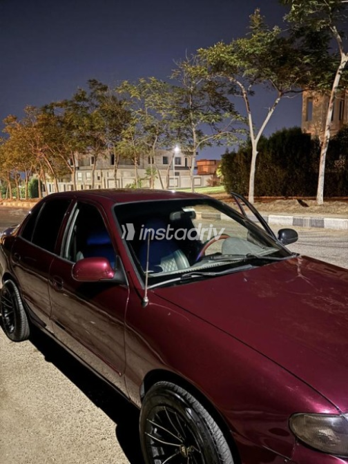 Hyundai Accent 2005 Dark Red Automatic Used for Sale in Cairo - 7