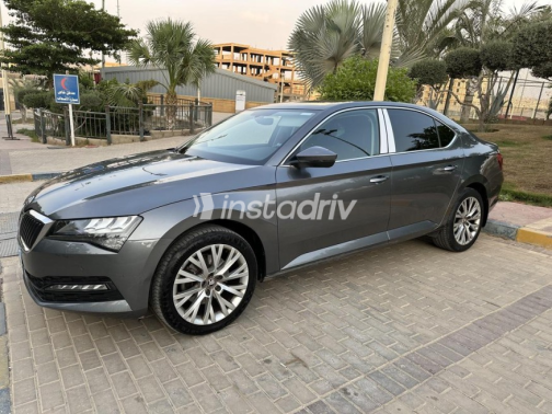 Skoda Superb 2022 Dark Gray Automatic Used for Sale in Cairo - 1