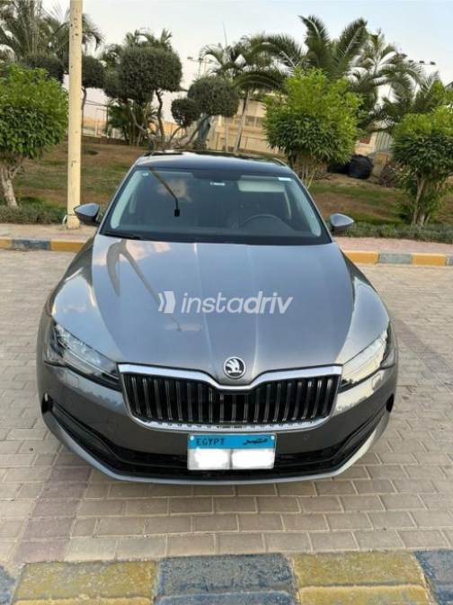Skoda Superb 2022 Dark Gray Automatic Used for Sale in Cairo - 6