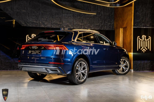 Audi Q8 2019 Dark Blue Automatic Used for Sale in Cairo - 3