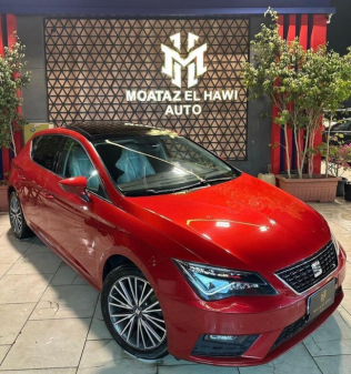 Seat Leon 2020 Dark Red Automatic Used for Sale in Nasr city
