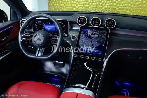 مرسيدس GLC 300 2024 أسود أوتوماتيك مستعملة للبيع في مصر الجديدة - 7