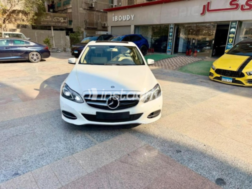 مرسيدس E 200 2015 أبيض أوتوماتيك مستعملة للبيع في القاهرة - 2
