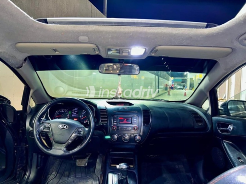 Kia Cerato 2014 Black Automatic Used for Sale in Ismailia - 5