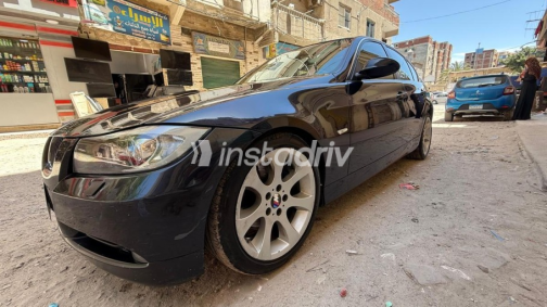 بي ام دبليو 316 2008 أسود أوتوماتيك مستعملة للبيع في الإسكندرية - 6