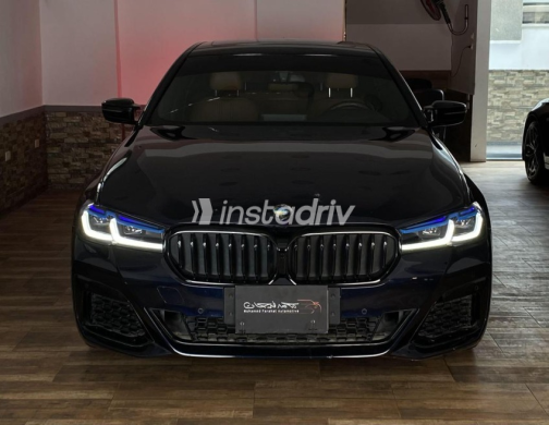 BMW 520 2018 Dark Blue Automatic Used for Sale in Heliopolis - 1