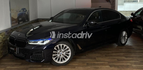 BMW 520 2018 Dark Blue Automatic Used for Sale in Heliopolis - 2