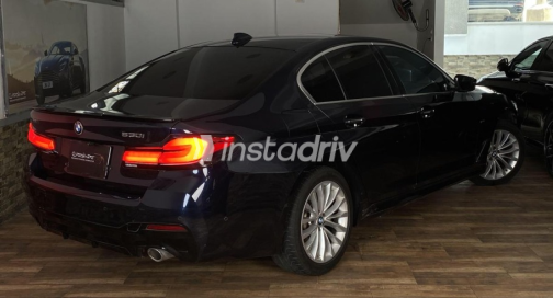 BMW 520 2018 Dark Blue Automatic Used for Sale in Heliopolis - 6
