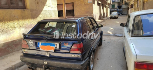 Volkswagen Golf 2 1989 Dark Blue Automatic Used for Sale in 6 October - 3