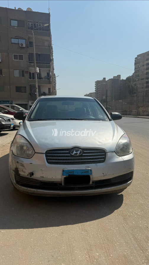 Hyundai Accent 2007 Silver Manual Used for Sale in Greater Cairo ( Cairo + Giza) - 9
