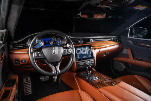 Maserati Quattroporte 2018 Blue Automatic Used for Sale in Greater Cairo ( Cairo + Giza) - 3