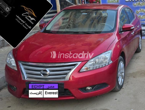 Nissan Sentra 2023 Red Automatic Used for Sale in El Haram - 1