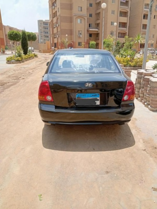 هيونداي فيرنا 2008 أسود أوتوماتيك مستعملة للبيع في حدائق اكتوبر