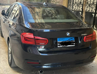 بي ام دبليو 318 2017 أسود أوتوماتيك مستعملة للبيع في القاهرة