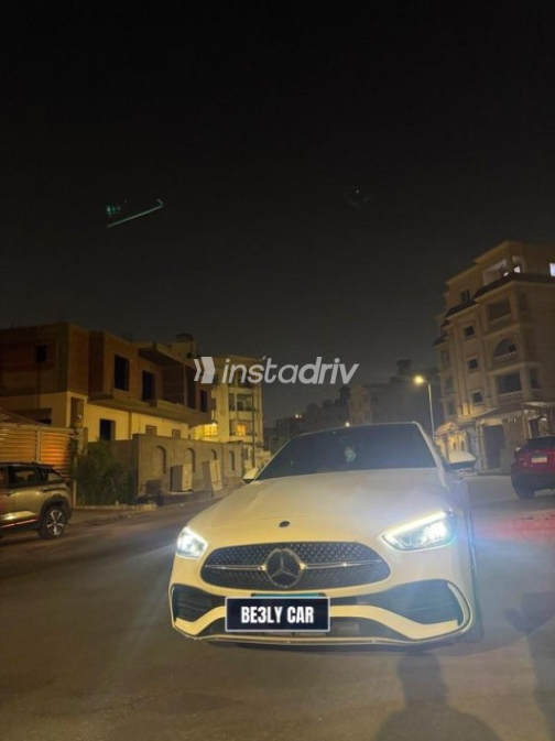 Mercedes C 180 2024 White Automatic Used for Sale in Sheikh Zayed City - 3