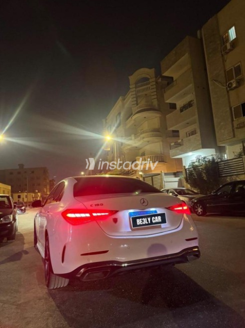 Mercedes C 180 2024 White Automatic Used for Sale in Sheikh Zayed City - 4