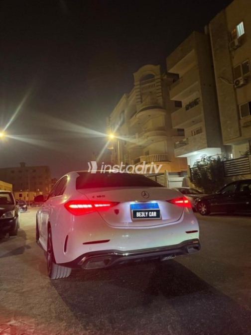 Mercedes C 180 2024 White Automatic Used for Sale in Sheikh Zayed City - 5