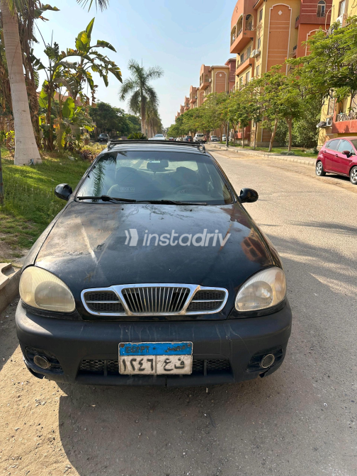 Daewoo Lanos 2 2002 Black Manual Used for Sale in Greater Cairo ( Cairo + Giza) - 3