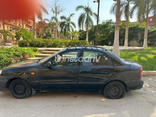 Daewoo Lanos 2 2002 Black Manual Used for Sale in Greater Cairo ( Cairo + Giza) - 4