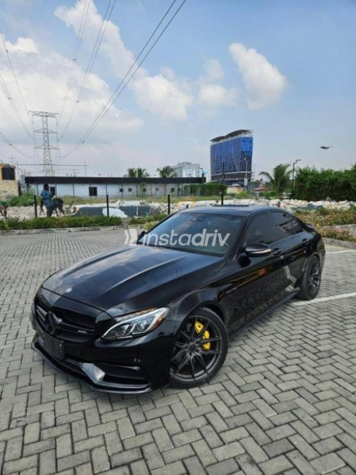 Mercedes C63 AMG 2022 Black Automatic Used for Sale in El Haram - 4