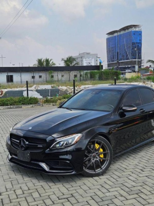 Mercedes C63 AMG 2022 Black Automatic Used for Sale in El Haram