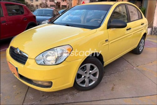 هيونداي اكسنت RB 2006 أصفر أوتوماتيك مستعملة للبيع في مدينة نصر - 3