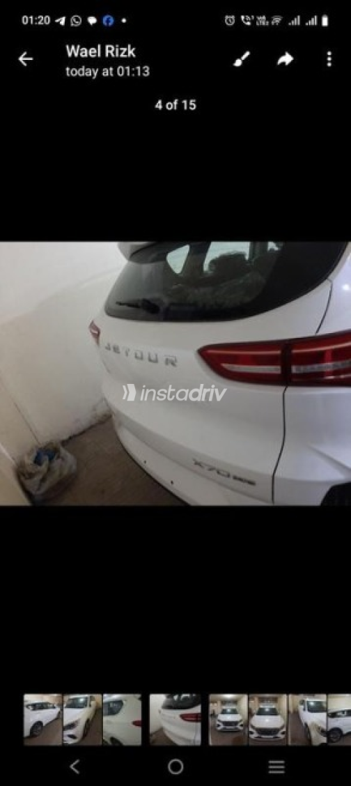 Jetour X70 2022 White Automatic Used for Sale in Greater Cairo ( Cairo + Giza) - 2