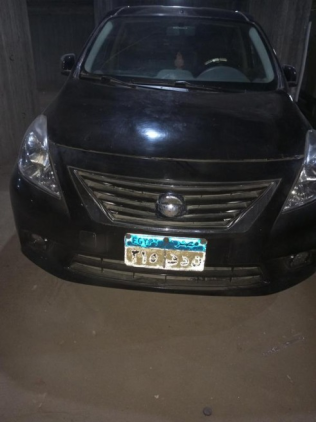 Nissan Sunny 2014 Black Automatic Used for Sale in Cairo