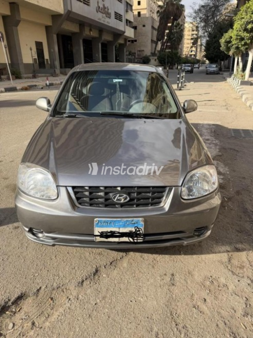Hyundai Verna 2008 Gray Automatic Used for Sale in Cairo - 1