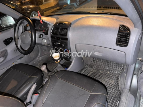 Hyundai Verna 2008 Gray Automatic Used for Sale in Cairo - 7