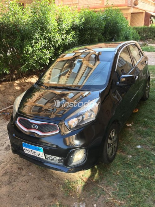 Kia Picanto 2015 Black Automatic Used for Sale in Kafr el-Sheikh - 2